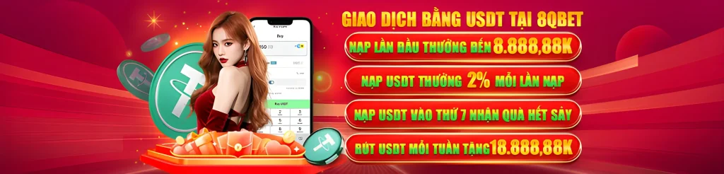 8qber tặng nạp USDT nhận 2%
